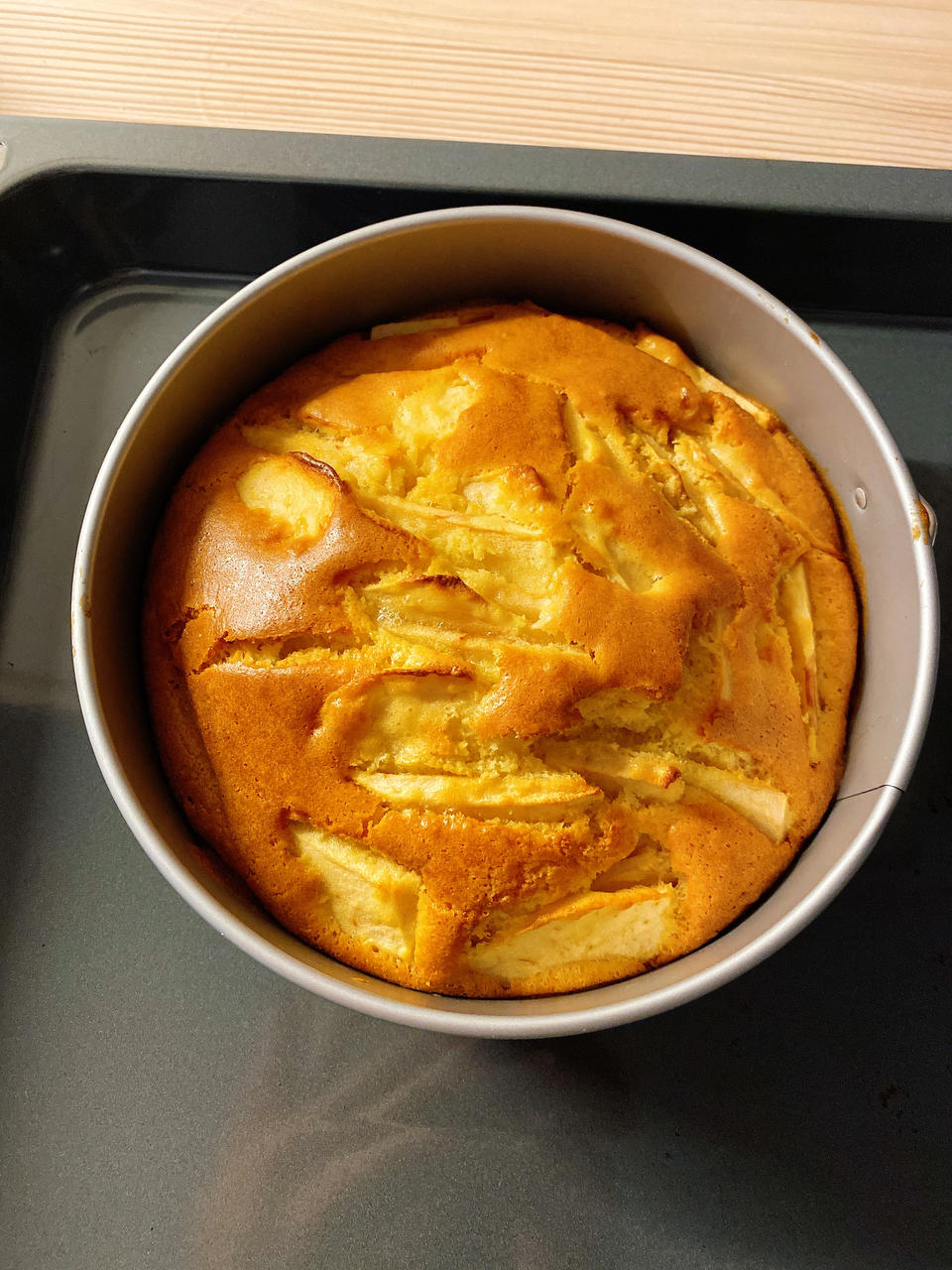 好吃巨简单到爆炸--【苹果派蛋糕】