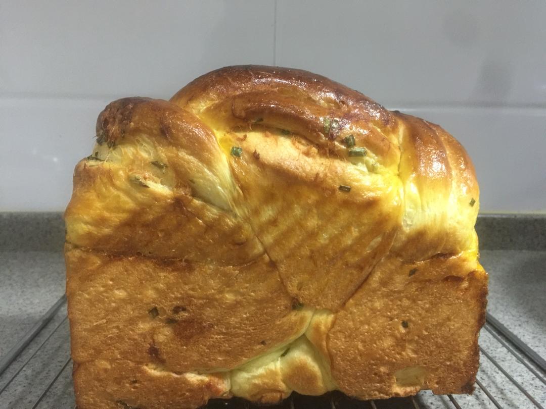 香葱肉松手撕吐司