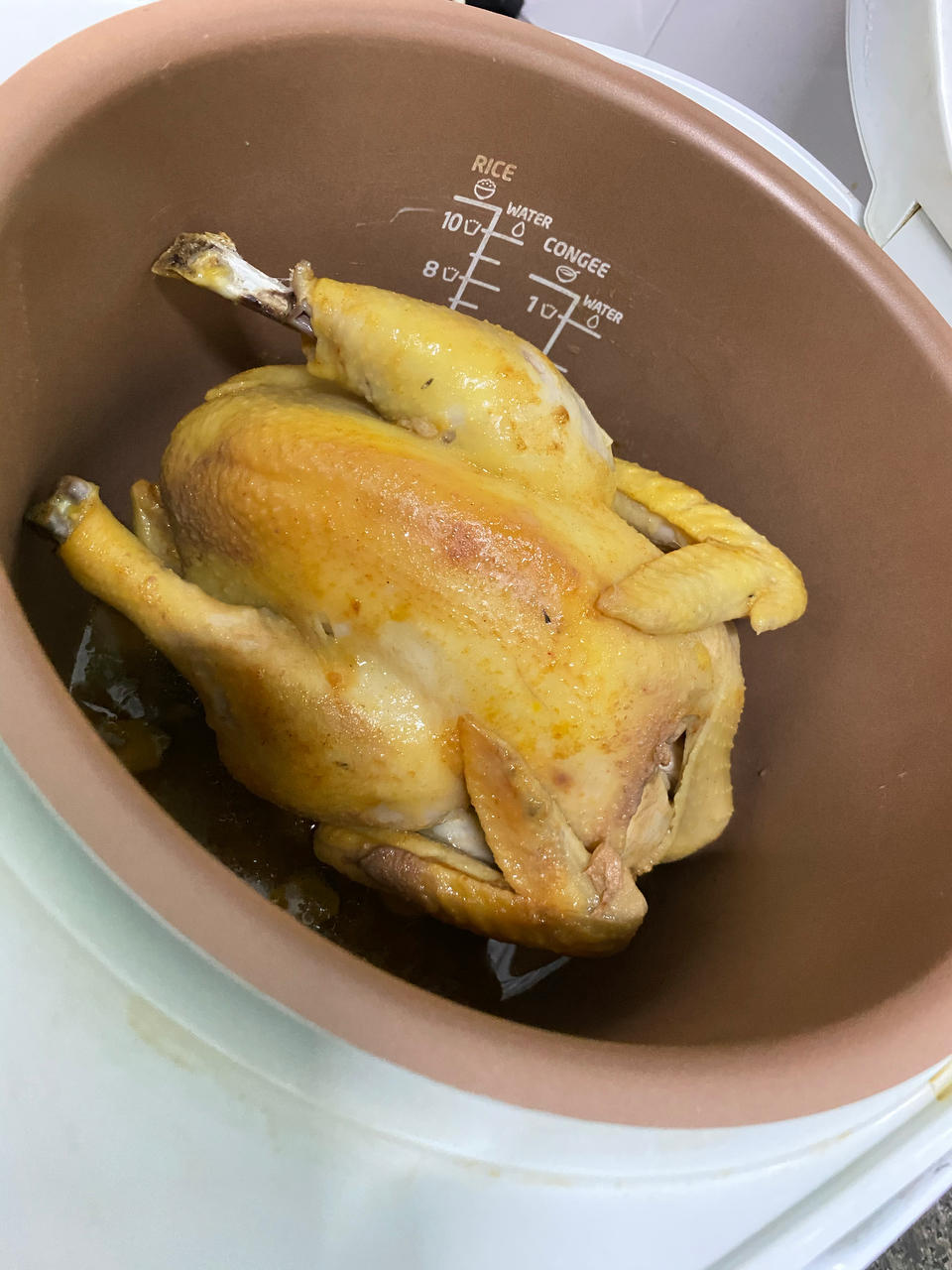 电饭煲盐焗鸡【手撕鸡】简易版