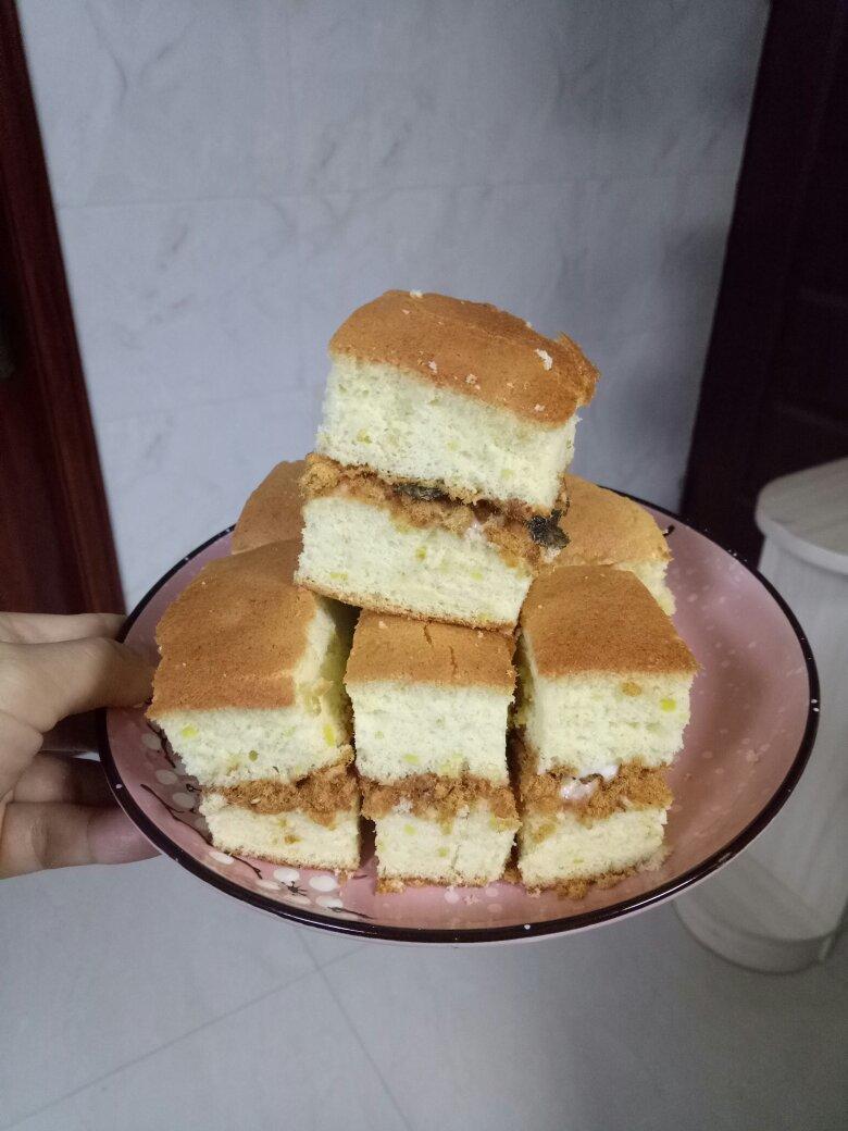 芝麻香葱肉松蛋糕（咸味）