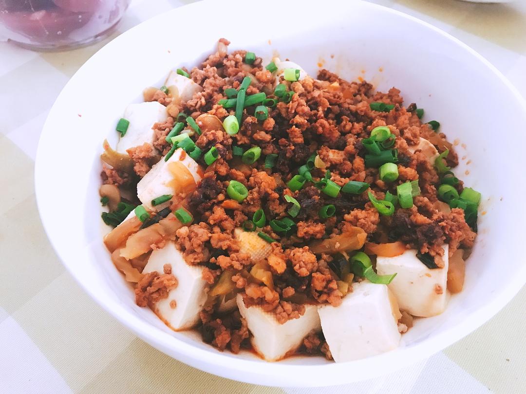 肉末蒸豆腐
