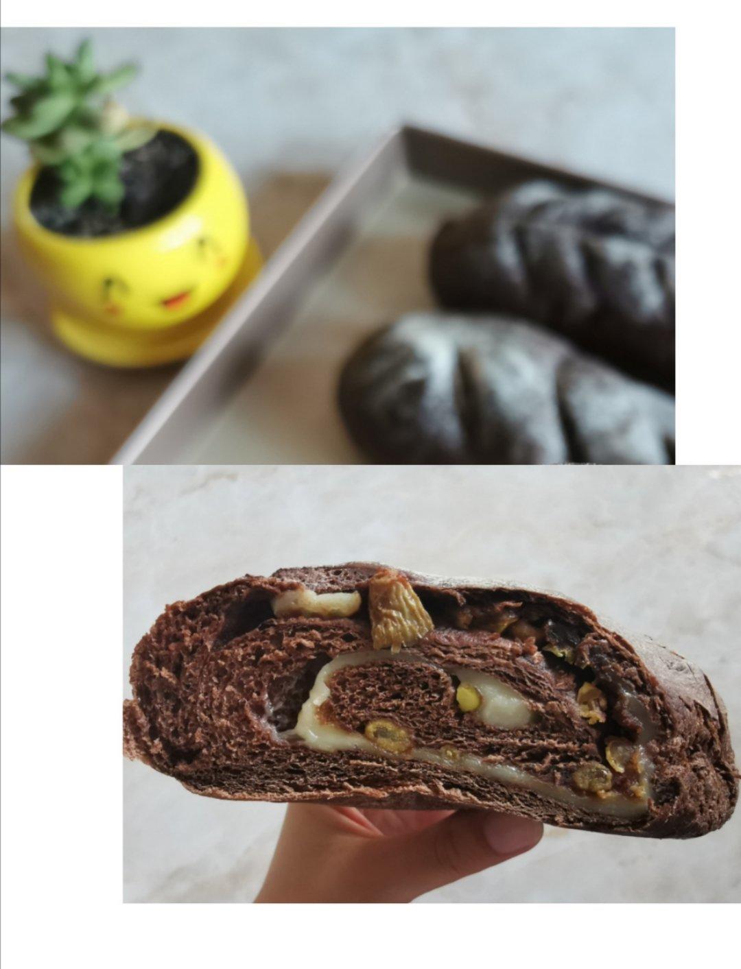 巧克力麻薯软欧包