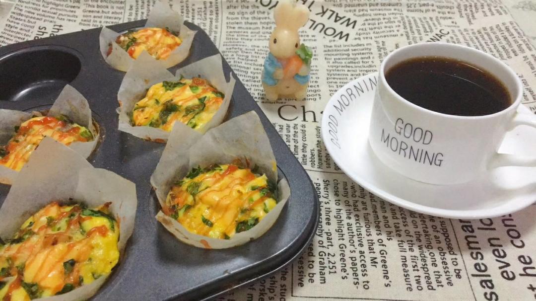 早餐鸡蛋杯cupcake Frittata