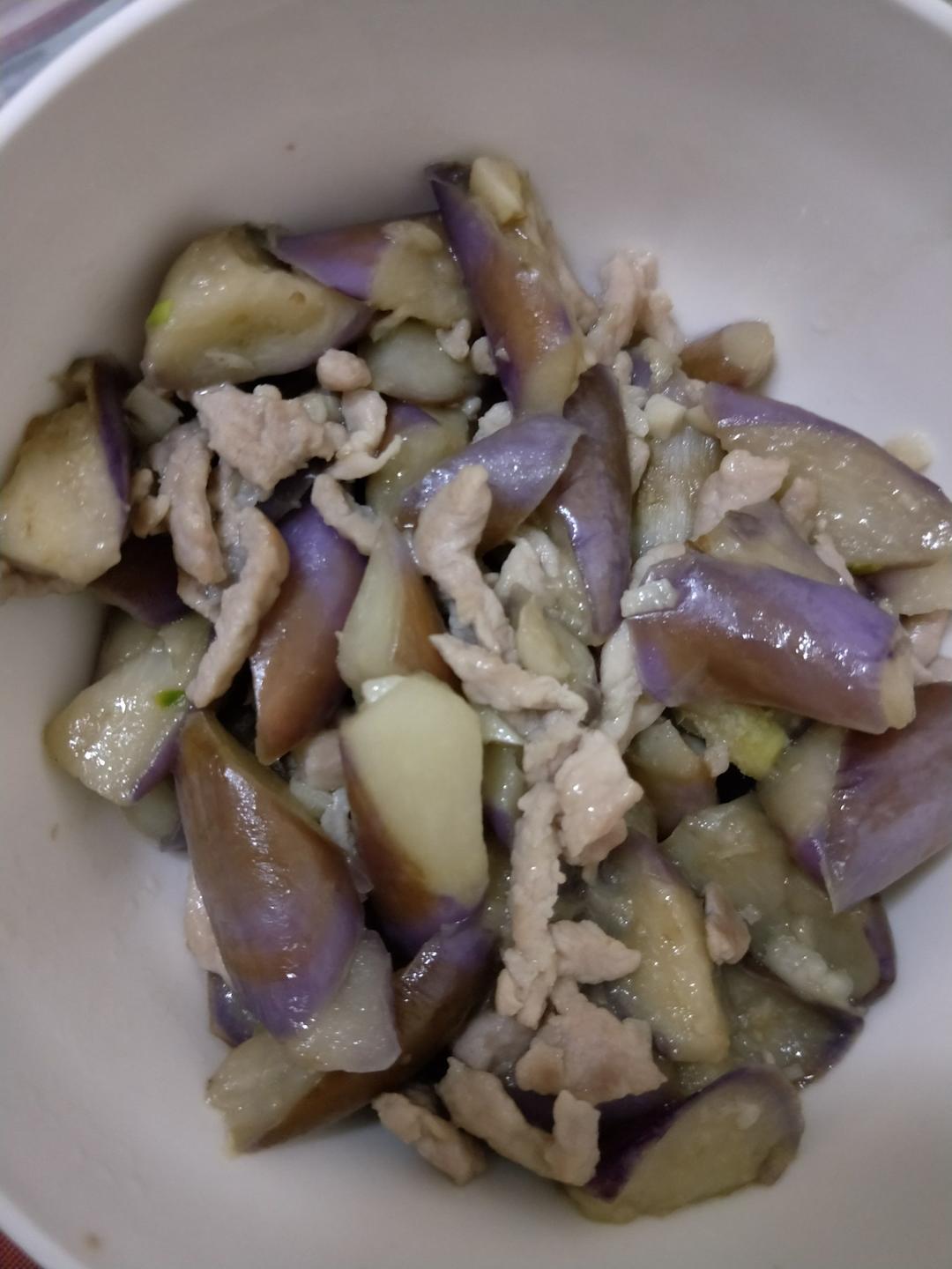 红烧肉沫茄子