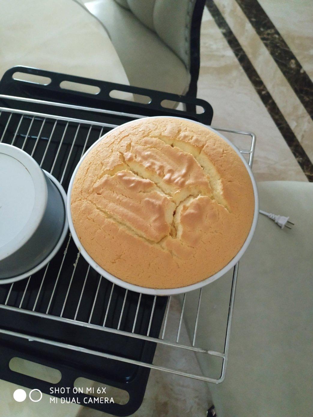 8寸戚风（北鼎食谱）