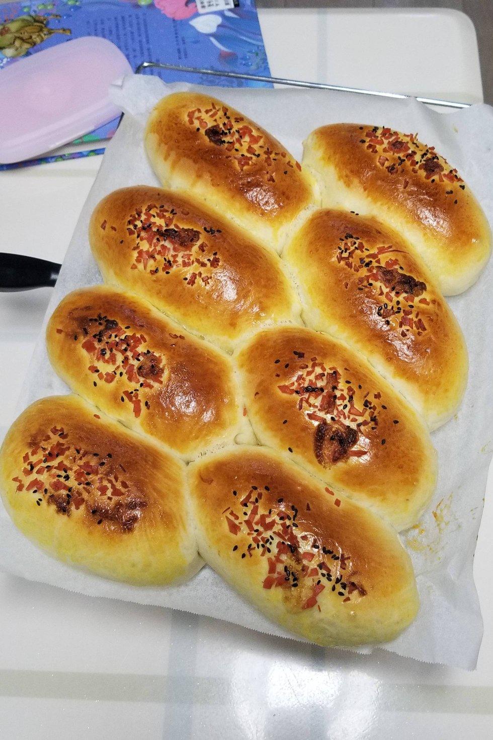 肉松沙拉酱面包（65度汤种）