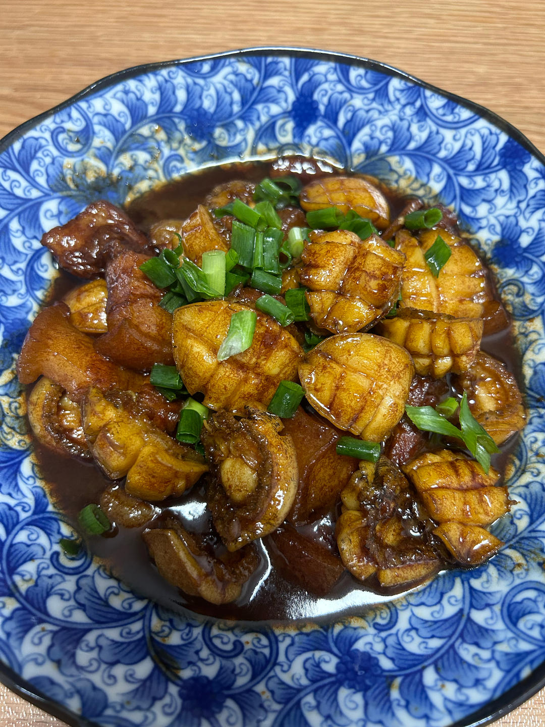 过年硬菜【鲍鱼红烧肉】