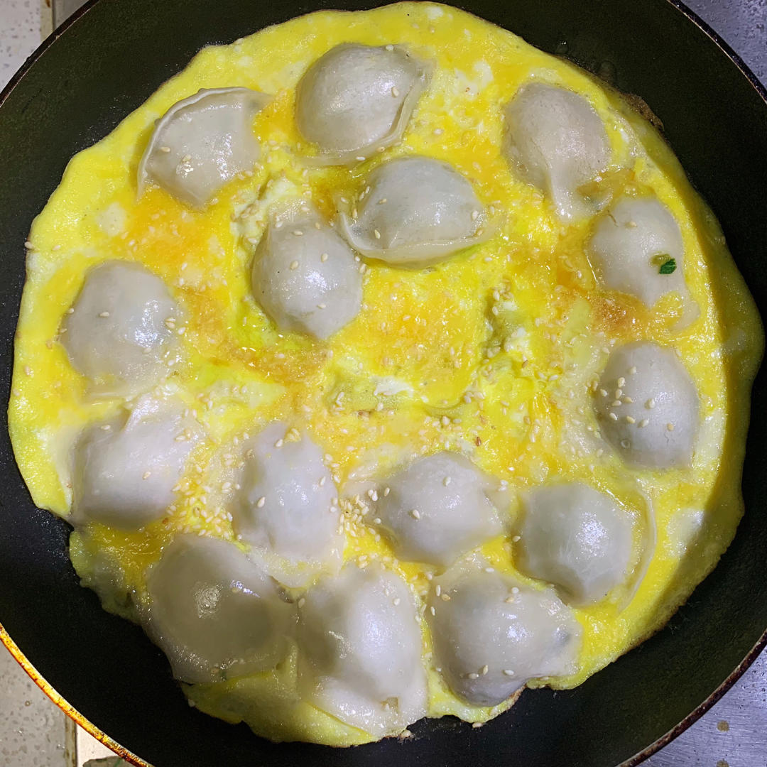 鸡蛋煎饺