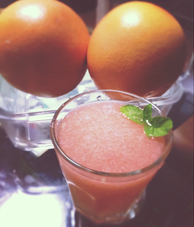 fayli做的蜂蜜西柚汁