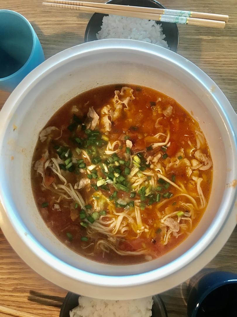 番茄肥牛金针菇