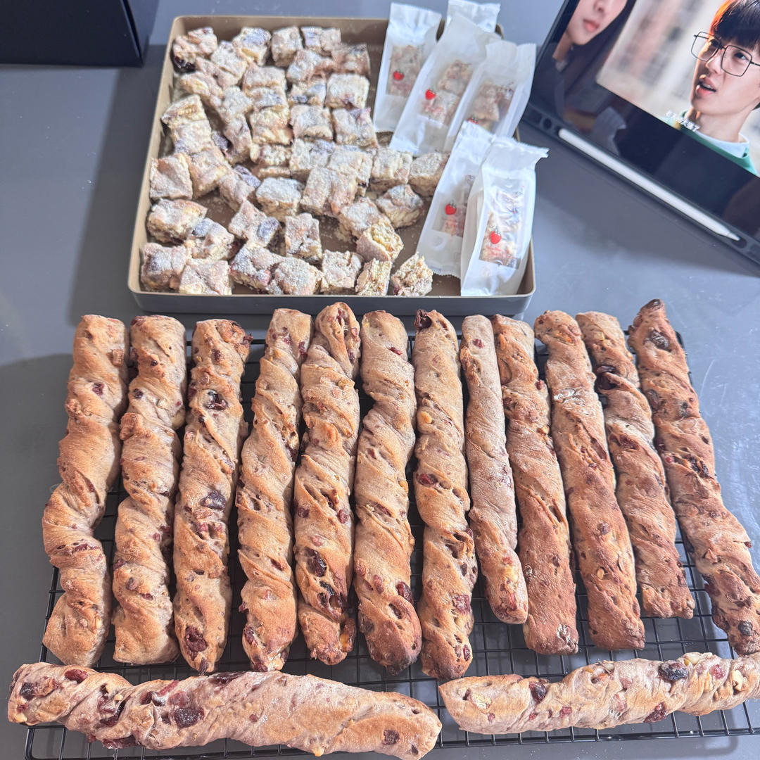 无糖无油的超香全麦坚果棒，0失败~