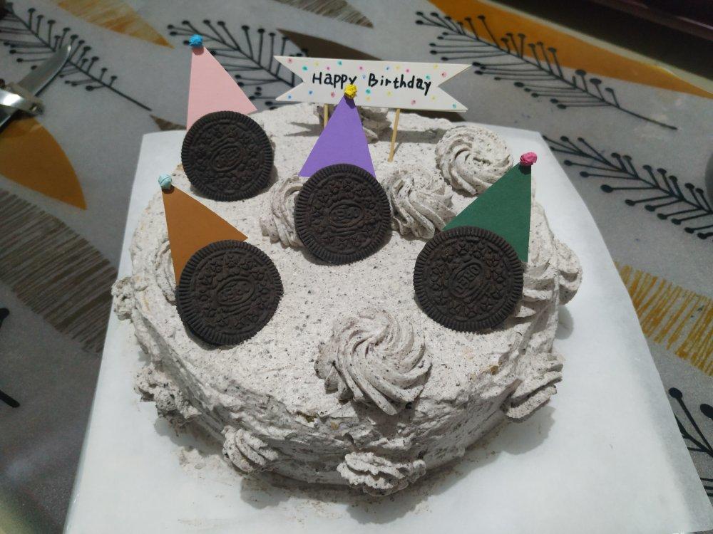 六寸奥利奥奶油蛋糕