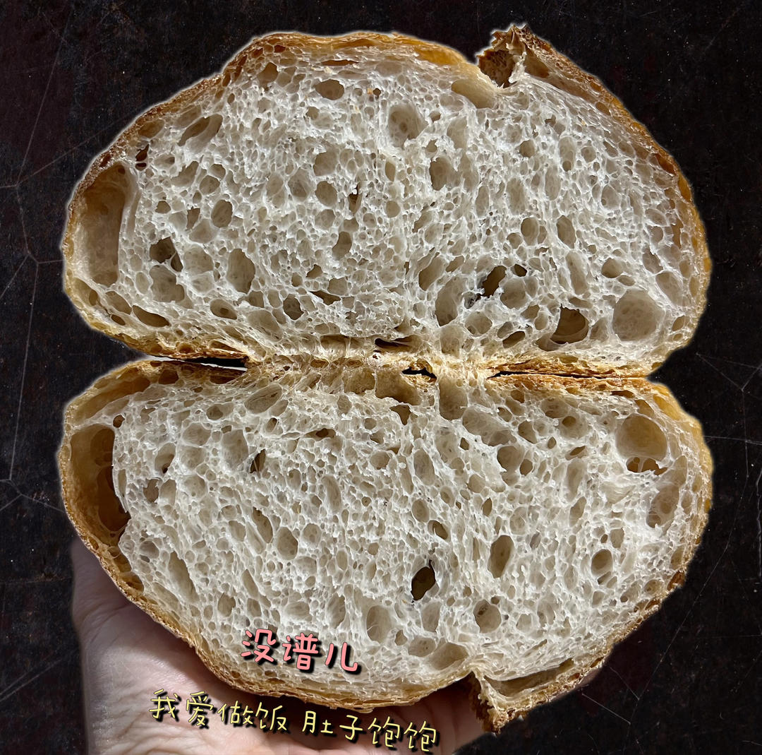 视频教程 天然酵种欧包 基础配方＆制作流程