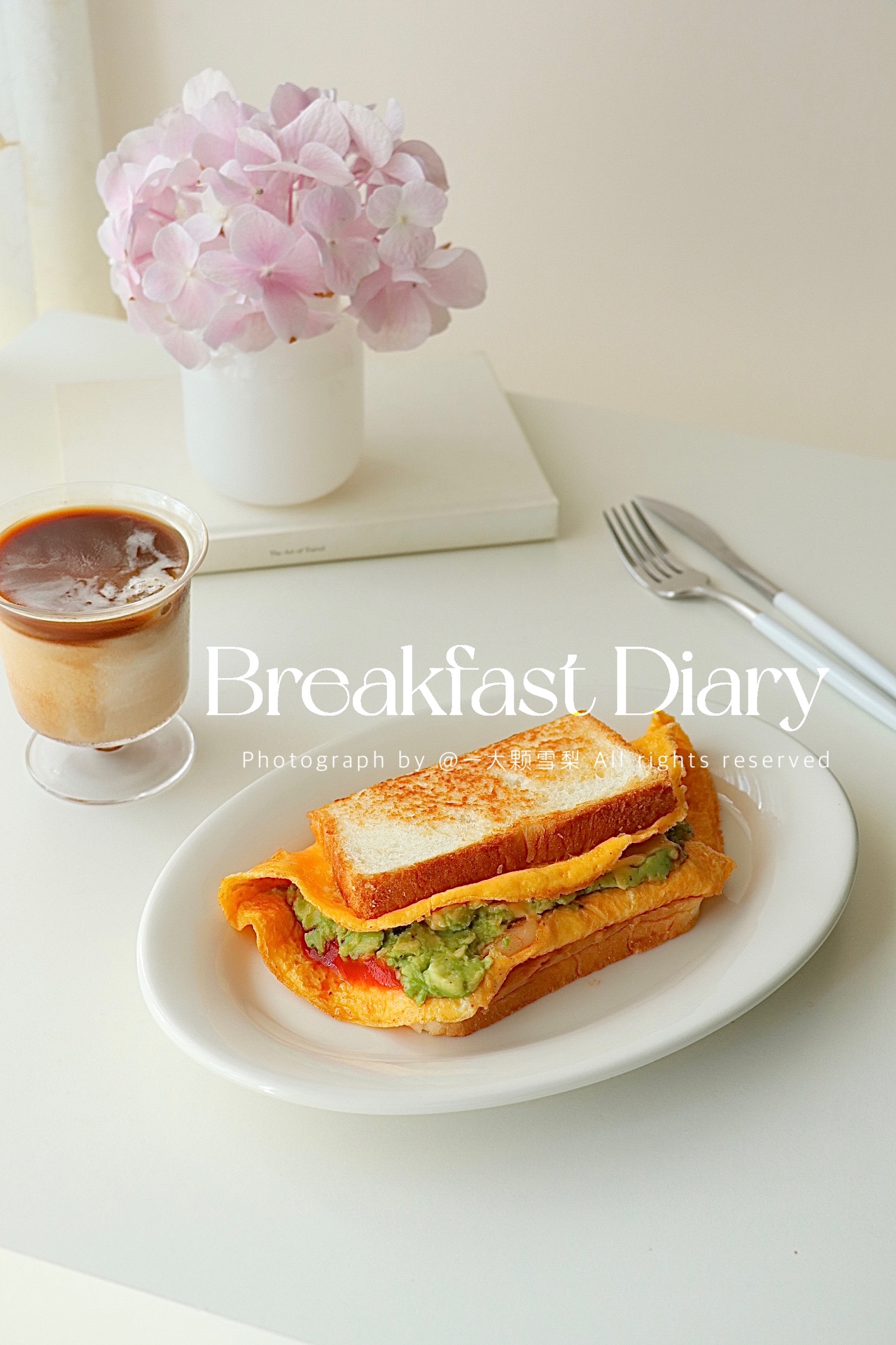 牛油果抱蛋三明治吐司🥪10分钟元气早餐的做法