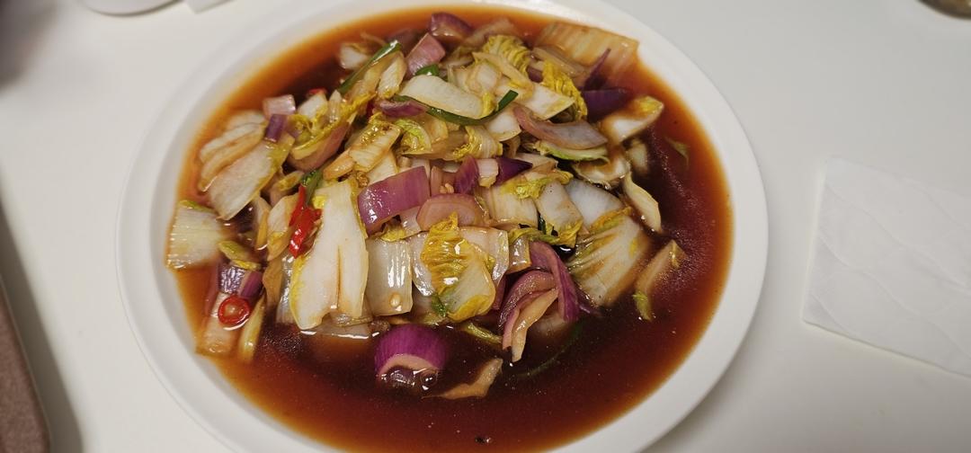 酸辣娃娃菜极简版💜