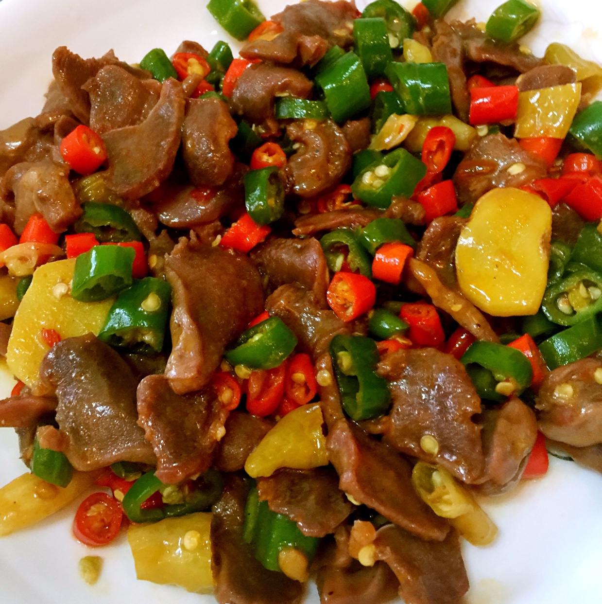 475213981做的脆辣鸡胗