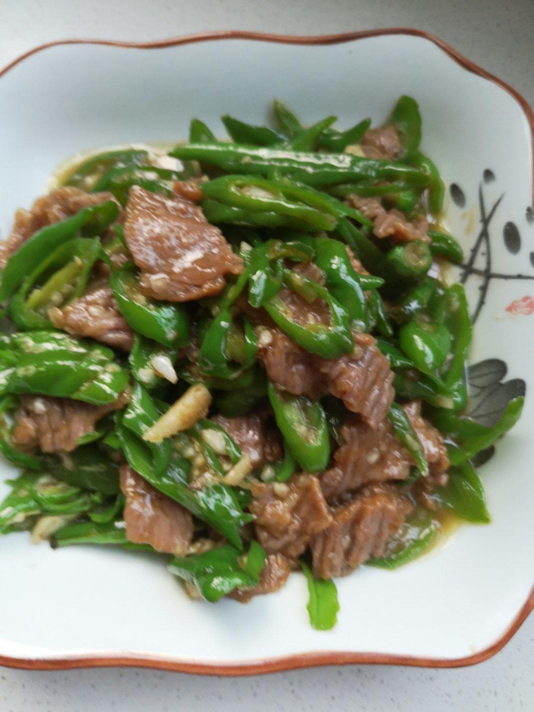 青椒炒肉