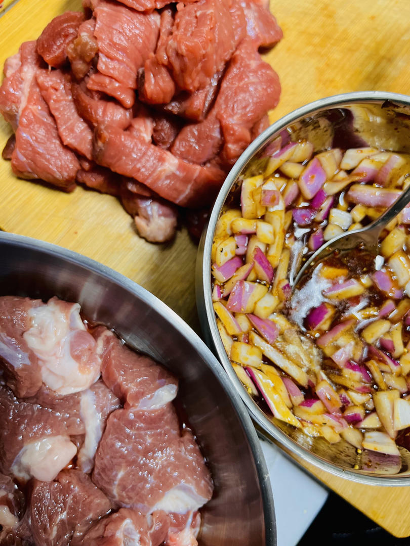 韩式烤肉腌法(老式肥牛瘦牛风味）