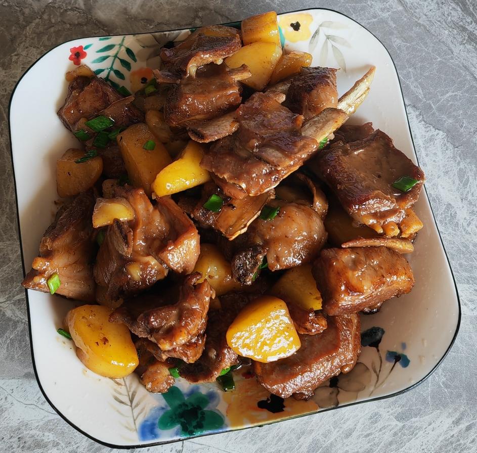 红烧土豆羊排