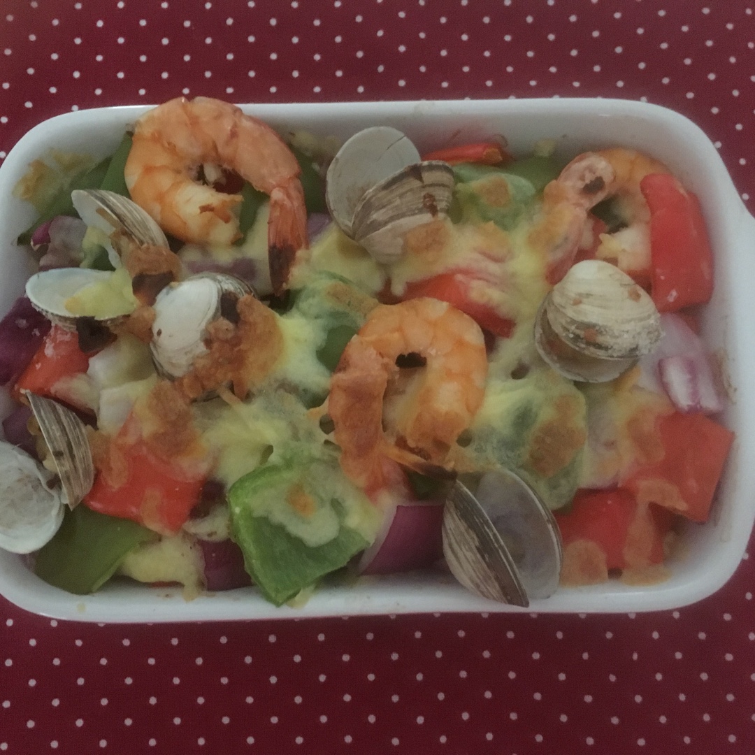 海鲜焗饭
