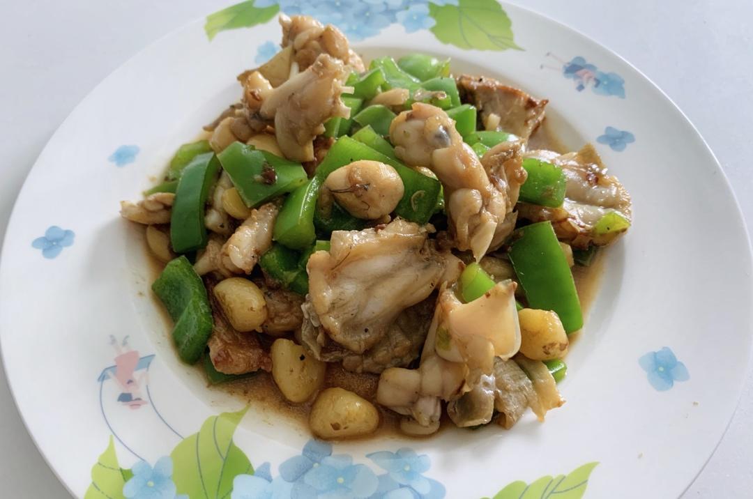 青椒炒牛蛙(哈灵面馆味道)