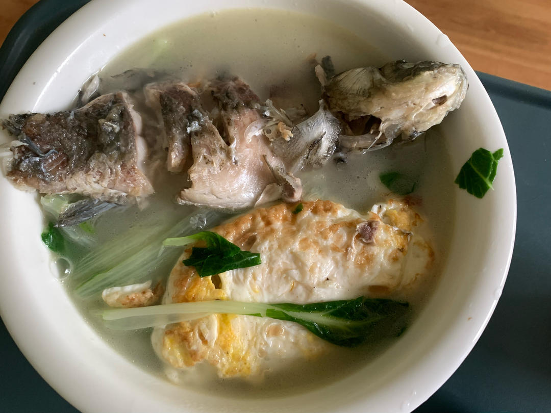 小白菜鲫鱼汤