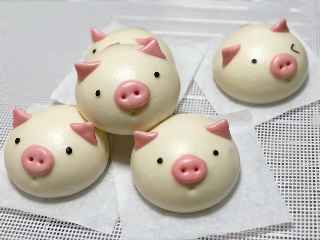 筱筱zora做的tinrry美姬老师教你做可爱云朵造型馒头