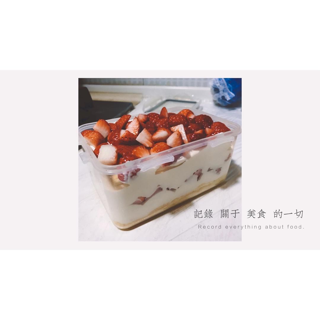 简单快手的便当饭盒水果盒子蛋糕