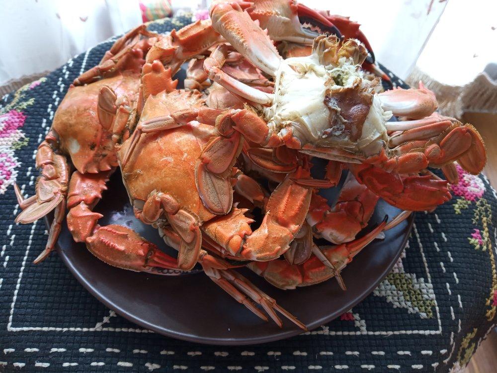 清蒸花盖蟹