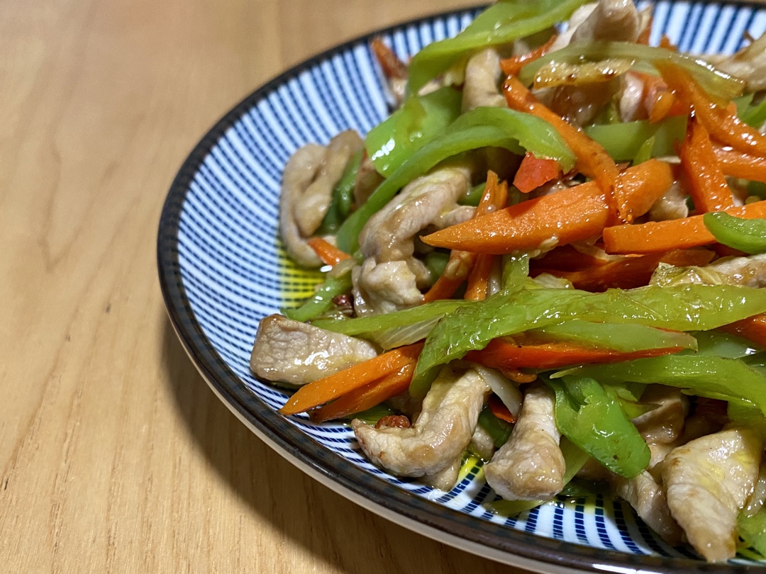 川式小炒里脊肉—超级下饭菜