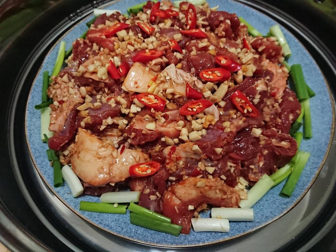 沙姜蒸牛腩