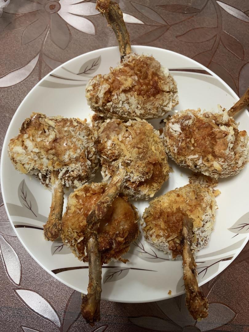 烤箱版炸鸡腿🍗健康低油～