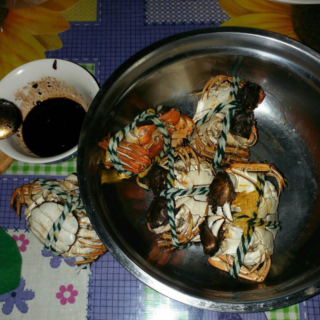 清蒸大闸蟹