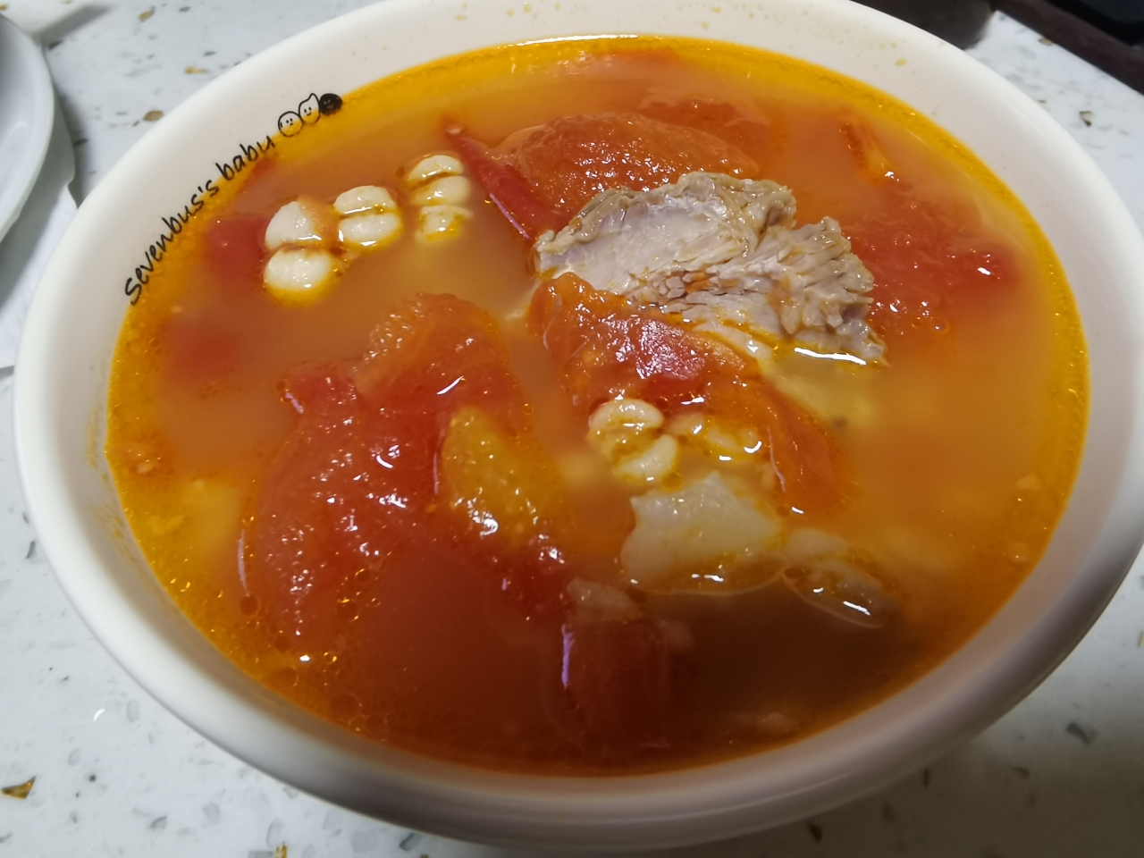 番茄薏米筒骨汤