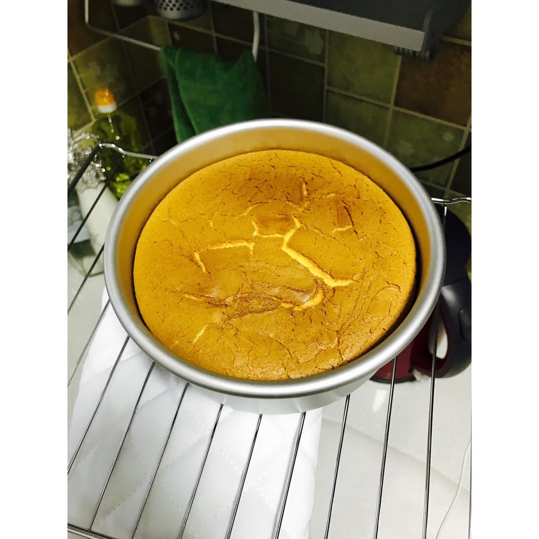 6寸原味戚风蛋糕