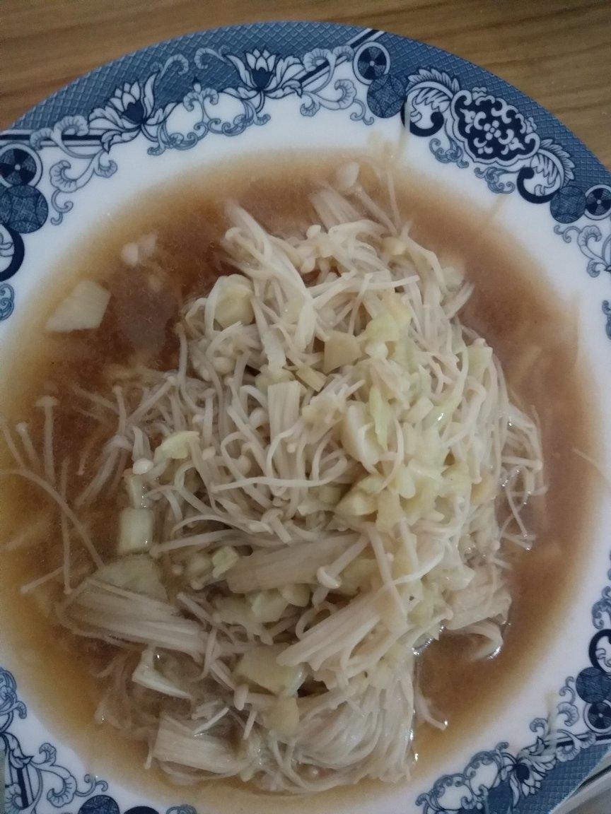 蒜蓉蒸金针菇