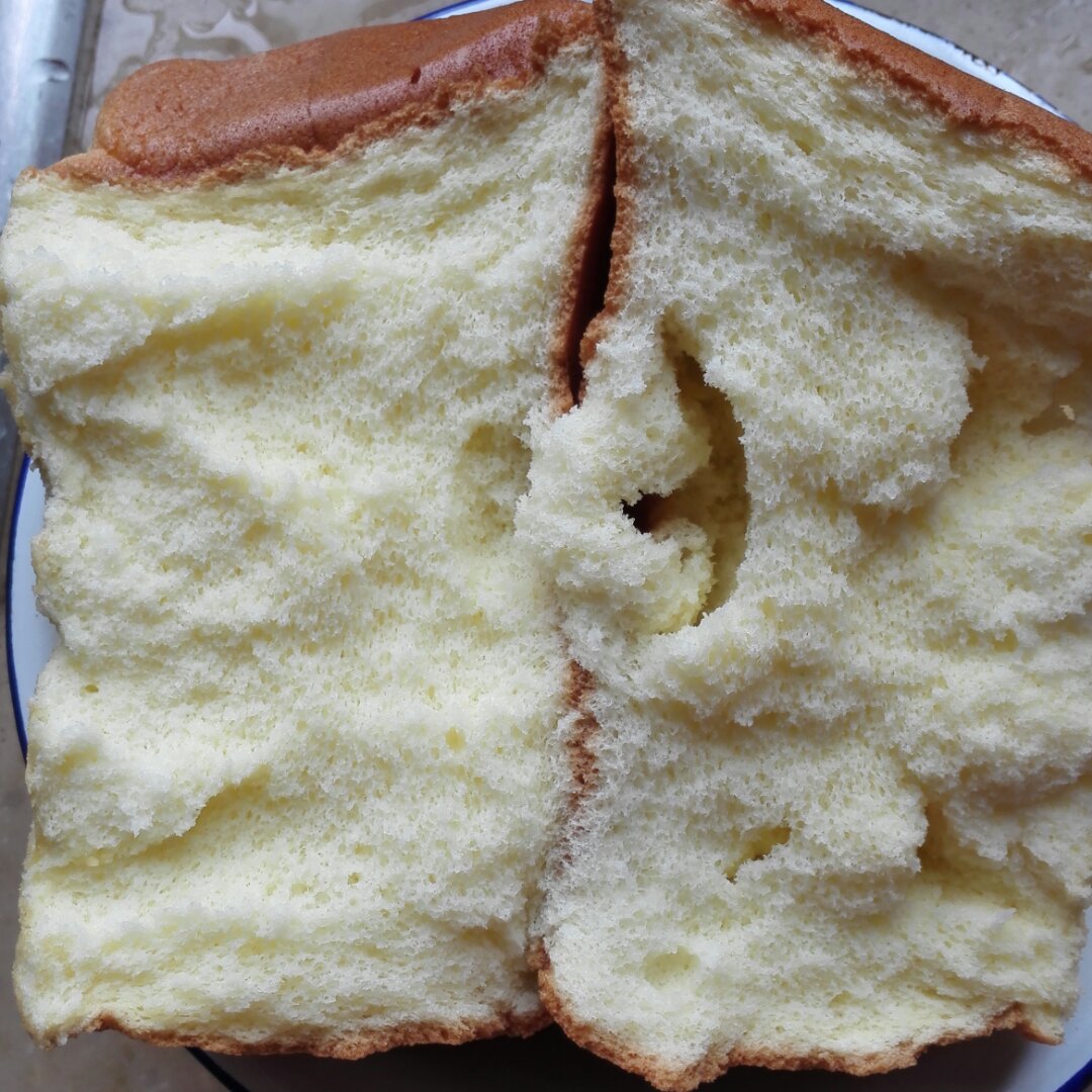 错过的最美做的面包机蛋糕