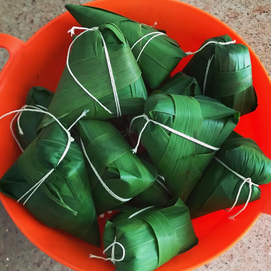 粽子包法之三            小脚粽