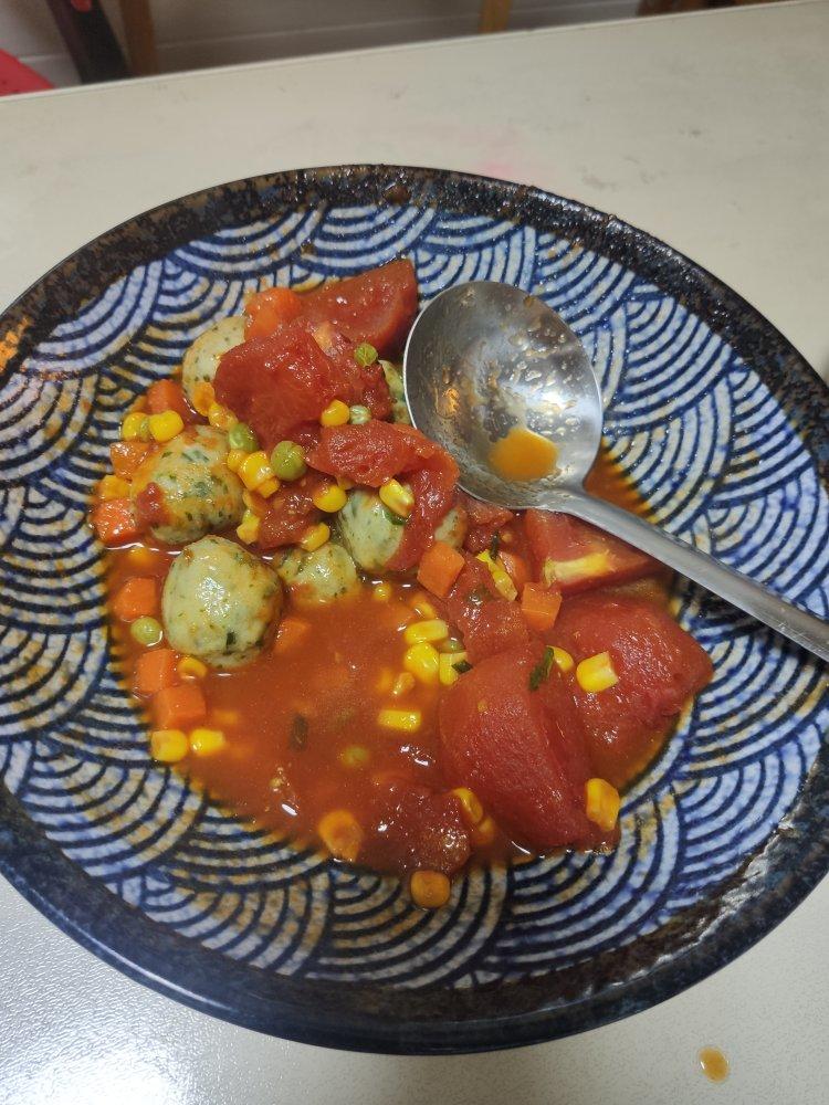 番茄鱼丸汤