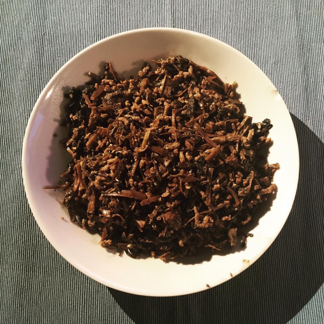 梅干菜肉末饭