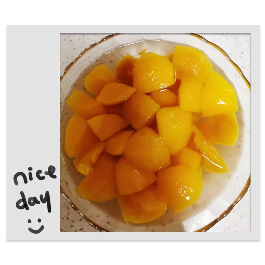 冰糖黄桃罐头（附常温保存方法）