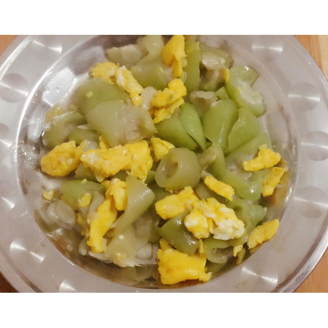 丝瓜炒蛋