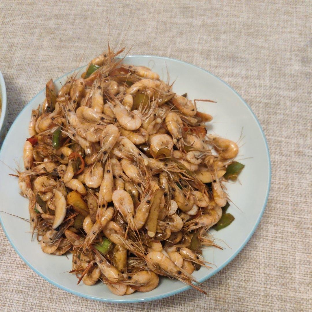 小炒河虾