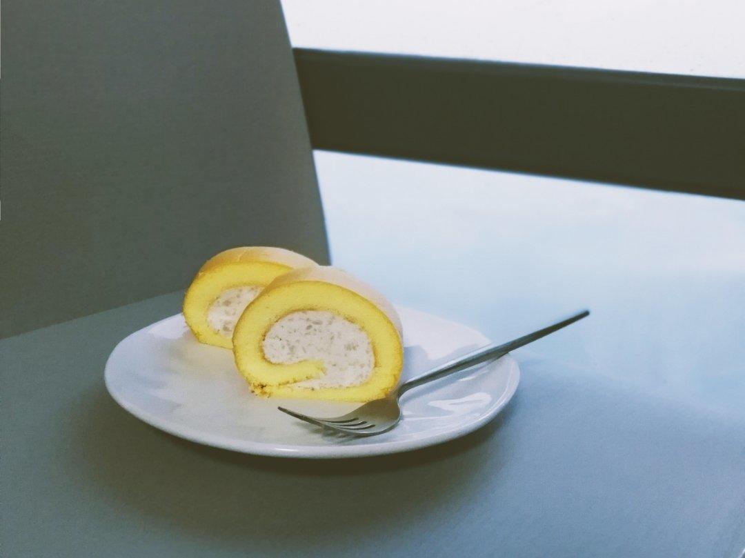 超快手芋泥蛋糕卷