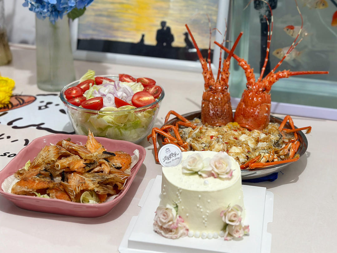 蒜蓉粉丝蒸龙虾（小青龙）