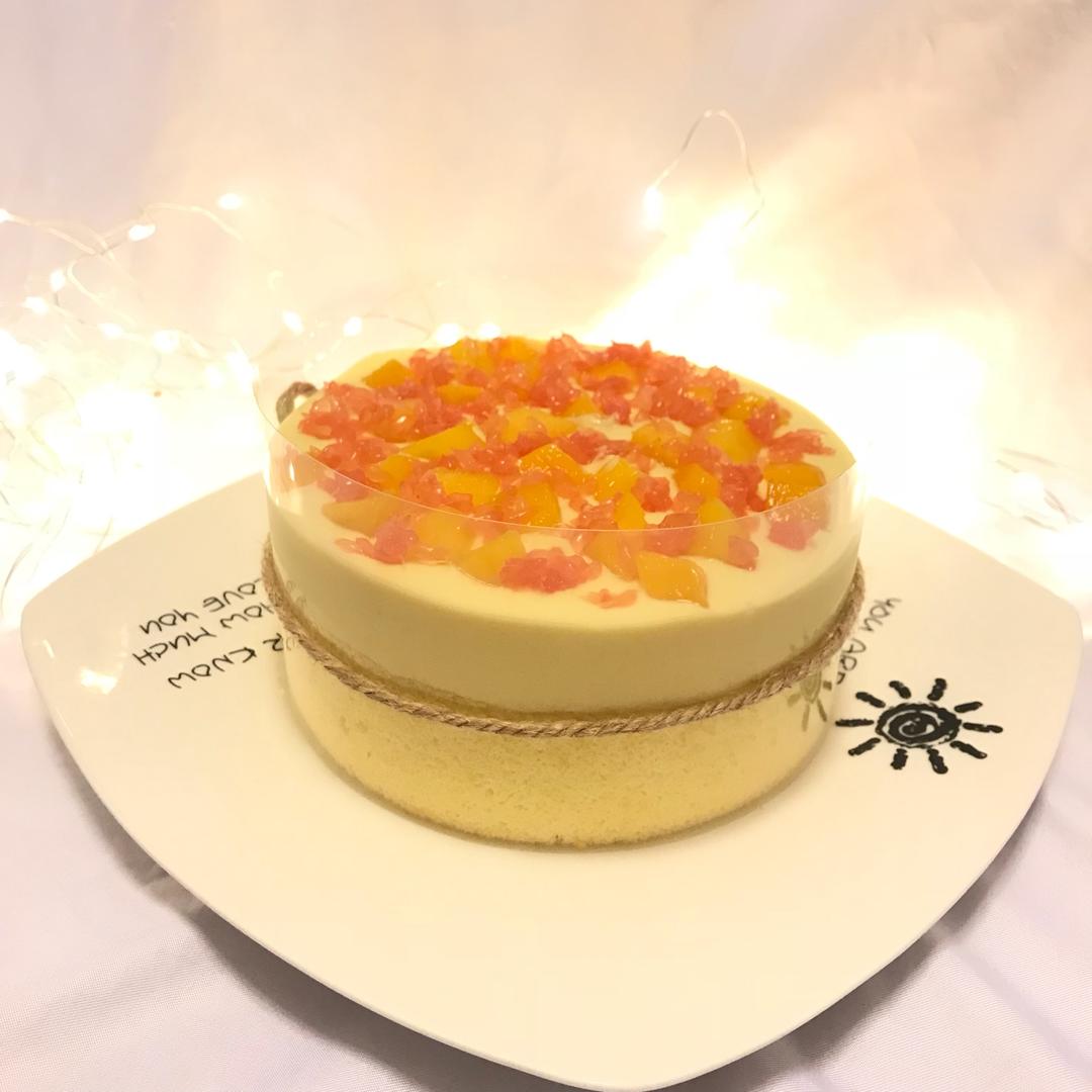 最适合夏天的杨枝甘露蛋糕