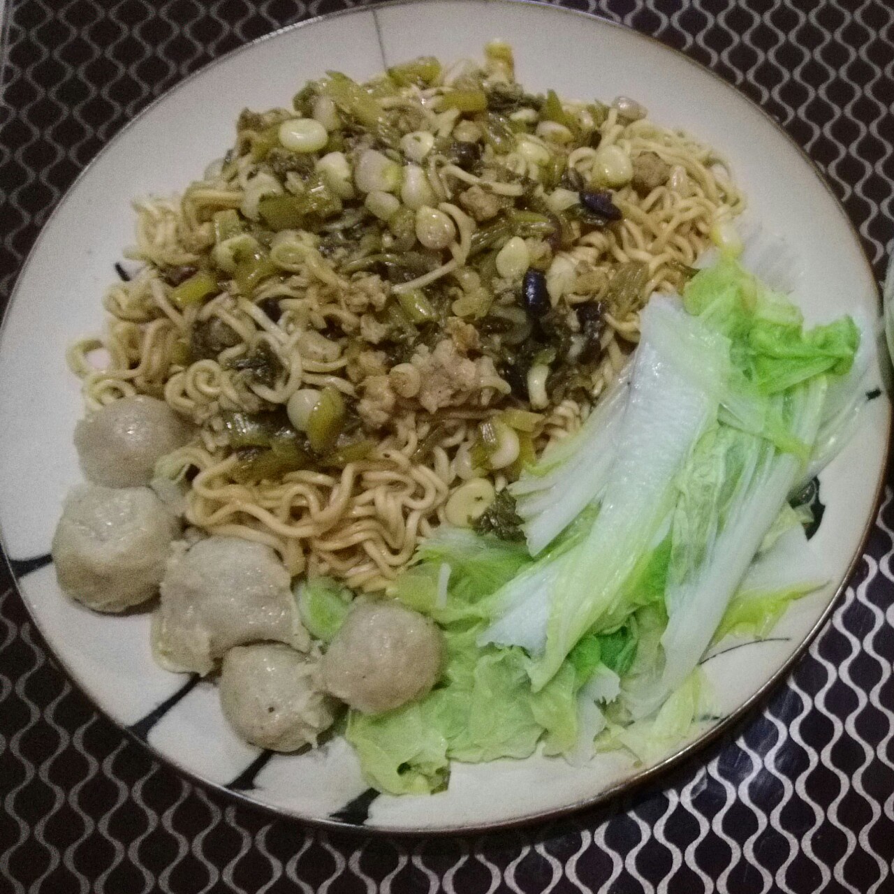 蚝油茄汁拌面