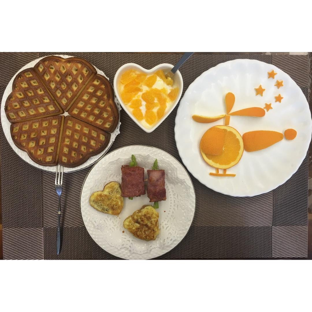 华夫饼硅胶模具烤箱版