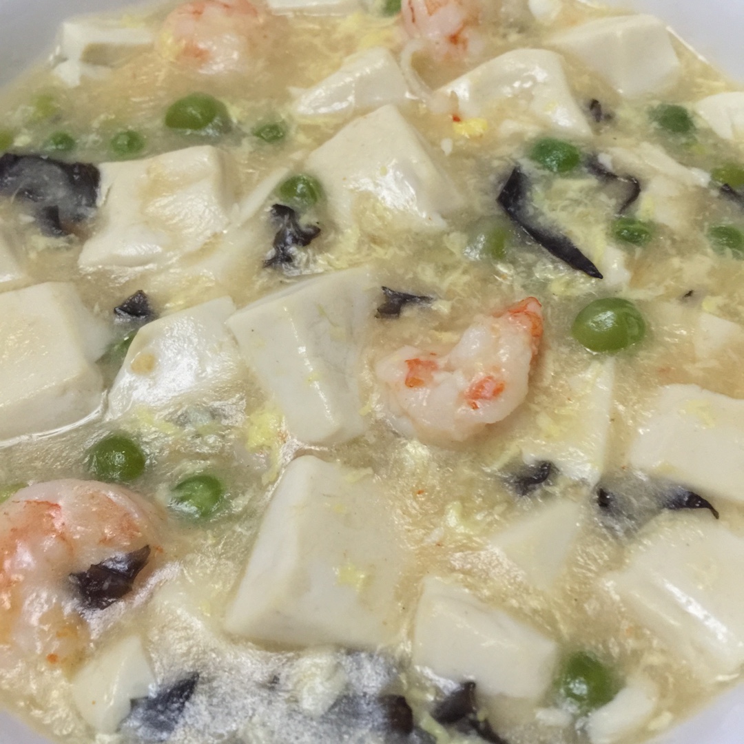 鲜虾豆腐羹