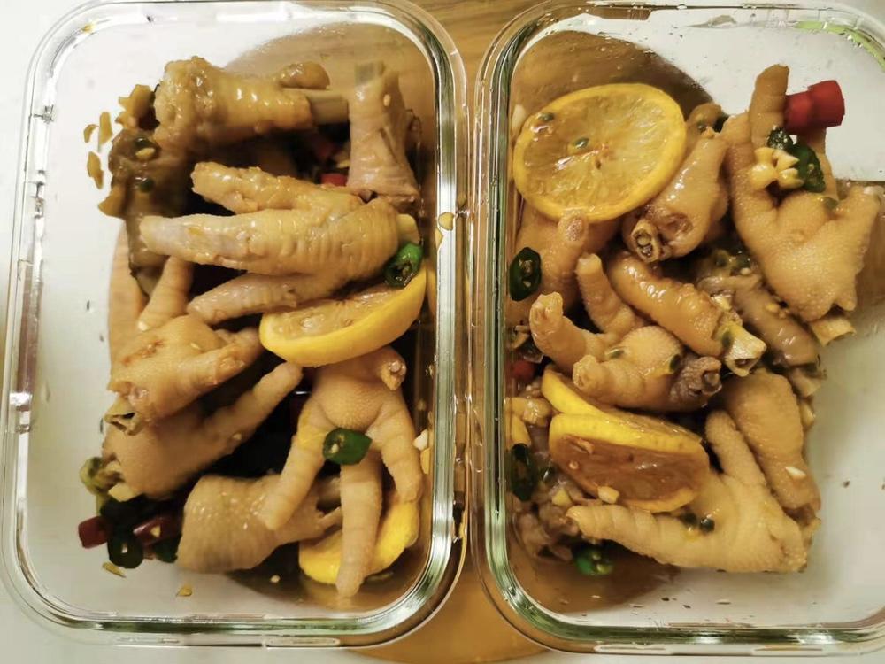 柠檬百香果鸡爪